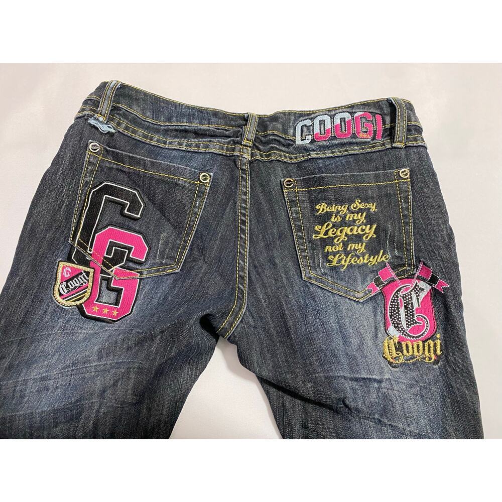 COOGI Embroidered Women's Jeans — 3/4 with 32' inseam